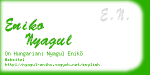 eniko nyagul business card