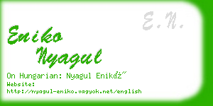 eniko nyagul business card